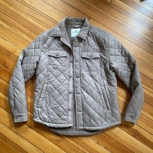 The Normal Brand Quilted taupe beige Jacket